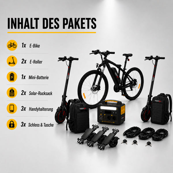 Eco E-Mobilität Station – Familien-Paket